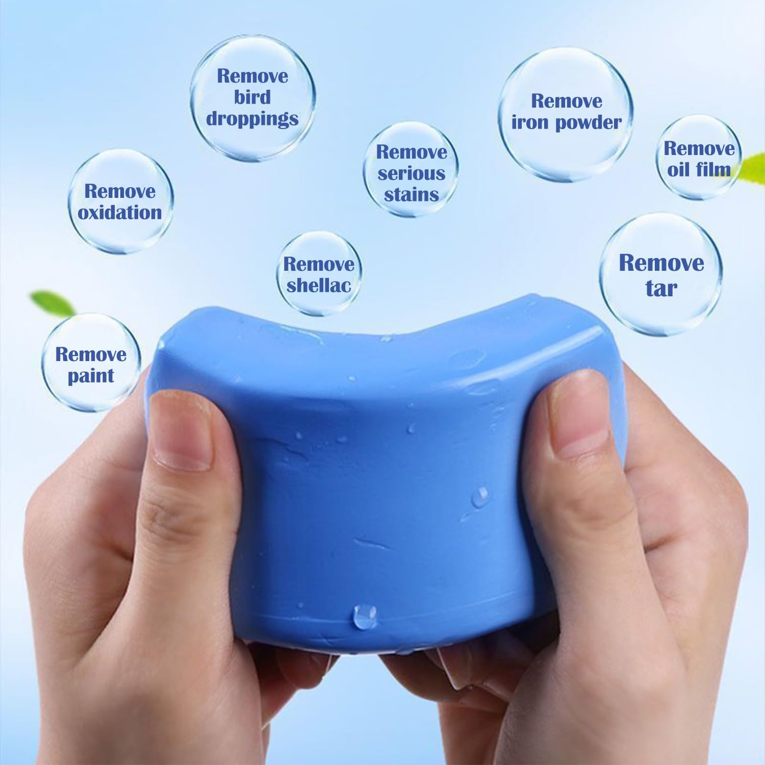 2-Pack Auto Detailing Clay Bar Kit – 100g Magic Clay Block for Car Paint Decontamination – Professional Surface Cleaning Tool for Vehicles, Glass, and Chrome