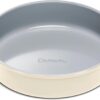 Caraway 9-Inch Ceramic Non-Stick Round Cake Pan - PFAS-Free, Healthy Bakeware for Cakes & Tarts - Cream