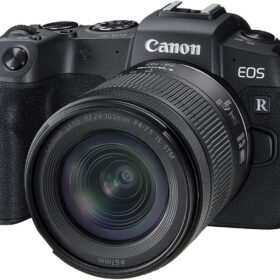 Canon EOS RP Full-Frame Mirrorless Camera Kit with RF 24-105mm Lens | 26.2MP CMOS, 4K Video, Wi-Fi & Bluetooth - Compact & Lightweight for Travel & Vlogging (Black)