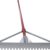 MARSHALLTOWN The Premier Line Braced Asphalt Lute Rake with 72-Inch Aluminum Handle & 36-Inch Magnesium Head - Professional Grade Smoothing Tool (RED700091)
