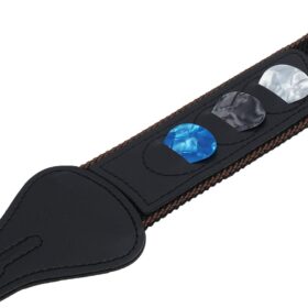 Tifanso Guitar Strap Set with Locks & Picks – Soft Cotton Adjustable Shoulder Strap for Electric, Acoustic & Bass Guitars – Includes 3 Pick Holders, Headstock Button & Strap Locks