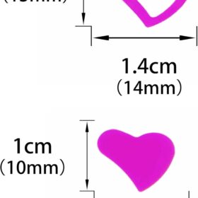 Hot Pink Heart Confetti - 60g Metallic Foil Table Scatter for Valentines Day, Weddings, Bachelorette Parties & Engagements