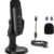 ZealSound Professional USB Microphone for PC & Streaming - Studio-Grade Podcast Mic with Noise Cancellation, Real-Time Monitoring, and Mobile Adapter Kit for Gaming, Recording, and Content Creation
