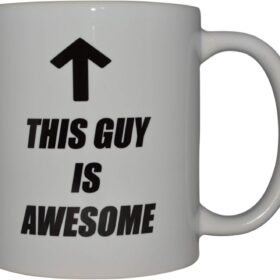Rogue River Tactical 'This Guy Is Awesome' Funny Coffee Mug – 11oz White Novelty Cup, Best Gag Gift for Dad, Husband, Men, Boyfriend, & Brother