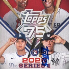 2026 Topps Series 1 Baseball Factory Sealed Blaster Box - 75th Anniversary Edition - Exclusive Spring Training Parallels & 72 Cards Total