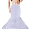 Women's Mermaid Wedding Petticoat - Premium Fishtail Crinoline Underskirt for Trumpet Gowns