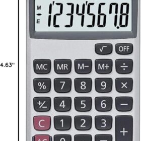 Casio SL-300SV Solar+Battery Desktop Calculator - Portable 8-Digit Display with Independent Memory