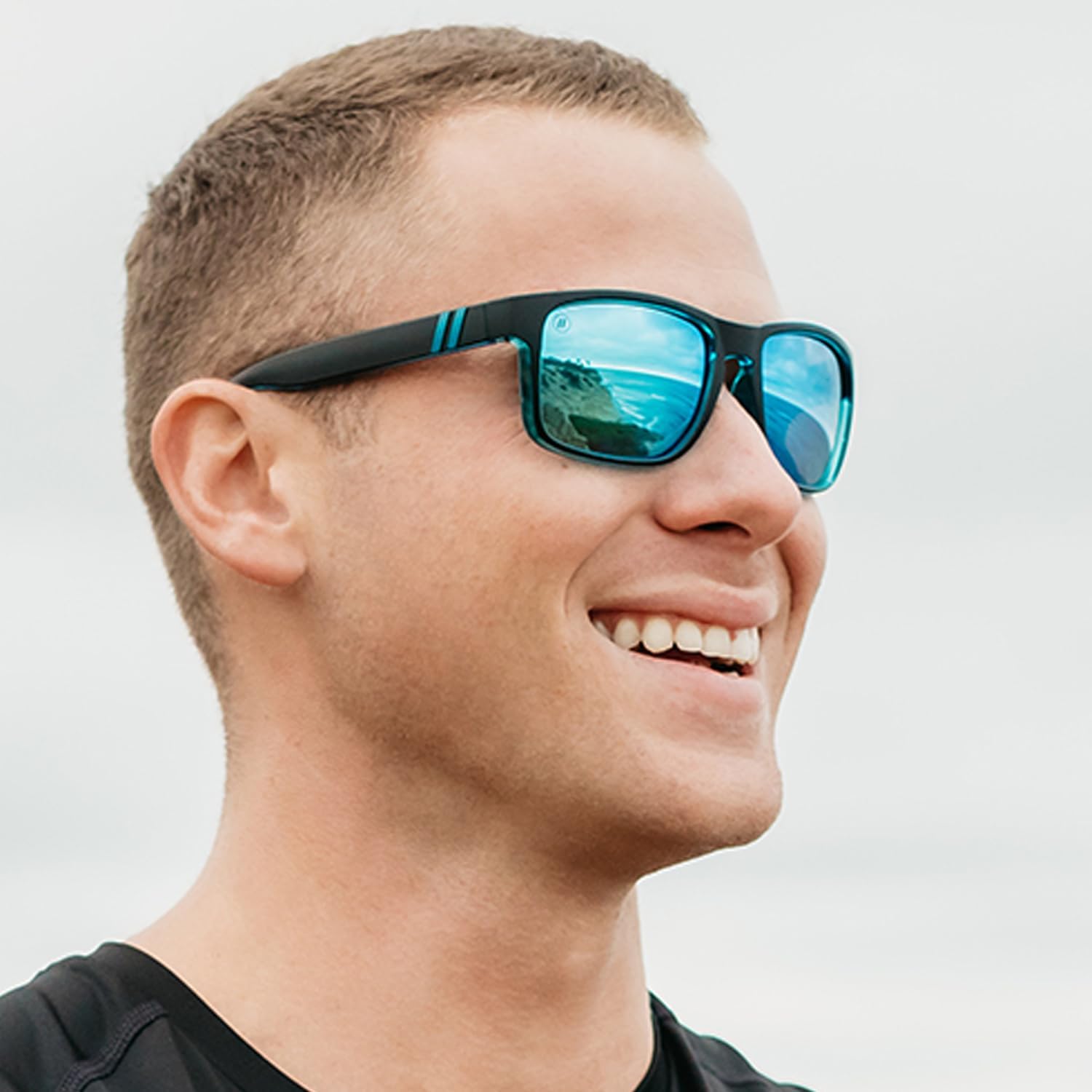 Blenders Eyewear Canyon Series – Polarized Sunglasses for Men & Women with 100% UV Protection, Durable Matte Wraparound Frame