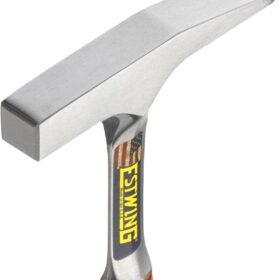 Estwing Tinner's Hammer - 18 oz Sheet Metal Tool with Forged Steel Head & Leather Grip (T18)