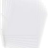 Amazon Basics Clear Sheet Protectors - 200 Count, Heavy Duty, Non-Stick, Archival Safe for 3-Ring Binders, 8.5 x 11 Inches