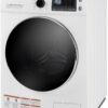 COMFEE' 24 Inch Washer and Dryer Combo 2.7 cu. ft. Front Load Washing Machine with Steam Care, Overnight Wash & Dry, and 26 lbs Capacity - Ideal for Apartments, Dorms, and RVs (White)