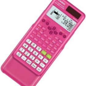 Casio fx-300ES PLUS 2nd Edition Scientific Calculator – Natural Textbook Display, 262 Functions – Solar Powered – Pink