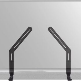 SANUS Universal Soundbar TV Mount – Adjustable Full-Motion Bracket for Secure Under-TV Installation (SOA-SBM2)