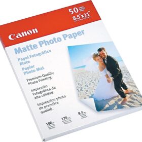 Canon Photo Paper Plus Matte, 8.5 x 11 Inches, 50 Sheets (7981A004AA)