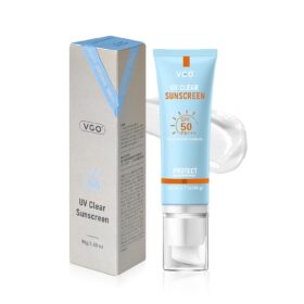 VGO Mineral Sunscreen SPF 50 for Face – Reef Safe, Invisible Zinc Oxide Formula – Oil-Free, Non-Comedogenic Daily Face Moisturizer – Travel Size