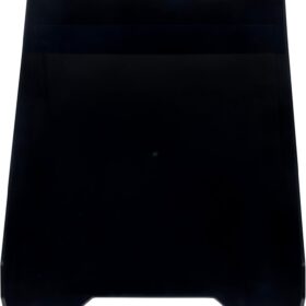 JAM PAPER Stackable Desk Organizer Trays – Durable Black Letter Size File & Document Sorters (2 Pack)