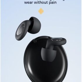 Advanced 2026 Noise Cancelling Ear Plugs for Sleeping – 55dB Sound Reduction for Snoring, Concerts, Work & Travel – Reusable Comfort Fit (Black)