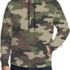 Unisex Camouflage Graphic Hoodie - Y2K Style Outdoor Pullover with Kangaroo Pocket