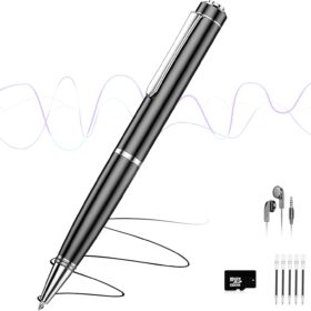 72GB Digital Voice Recorder with AI Noise Reduction – 25H Battery, Voice Activated Audio Recording Device for Lectures, Meetings, and Interviews