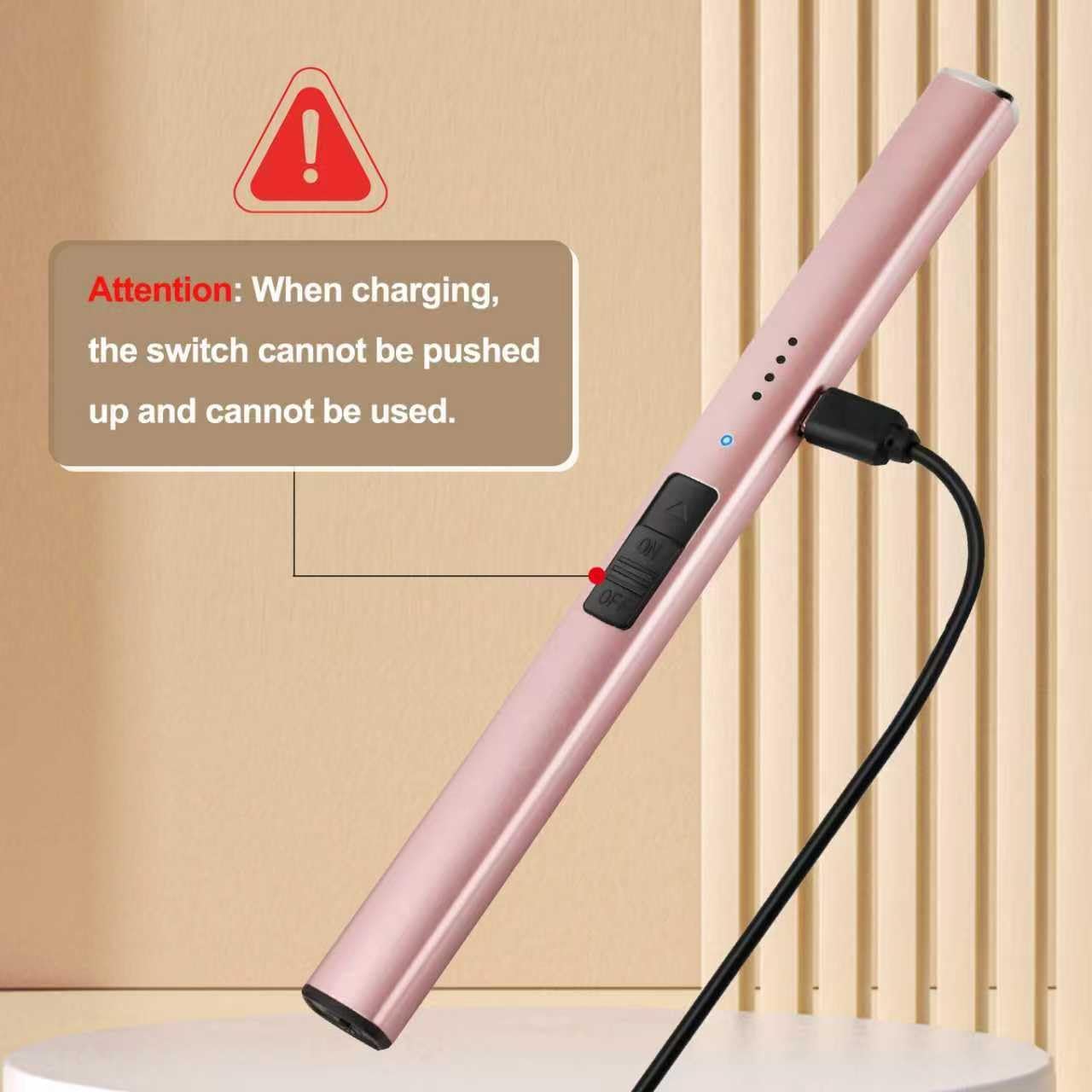 USB Rechargeable Electric Candle Lighter - Windproof Dual Arc Plasma Lighter with Safety Lock & LED Display - Perfect Gift for Women, Mom & Wife