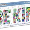 Galison Be Kind 1000 Piece Panoramic Jigsaw Puzzle – Vibrant Landscape Art Puzzle & 21-Day Kindness Calendar Collaboration with Born This Way Foundation