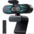 EMEET C60E Dual-Camera 4K Streaming Webcam with 11X Hybrid Zoom, PDAF Autofocus, Remote, RGB & Noise-Cancelling Mics