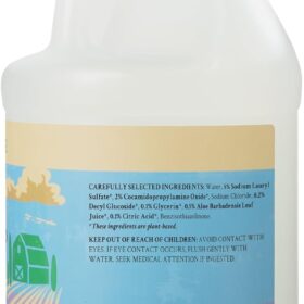 Ginger Lily Farms Botanicals 1 Gallon Refill Dish Soap – Eco-Friendly, Fragrance-Free, Max Grease Cutting Formula, Vegan & Cruelty-Free