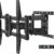 Mounting Dream MD2617 Full Motion TV Wall Mount - Articulating Dual Arm for 42-84 Inch TVs, Heavy Duty Steel Bracket, Swivel, Tilt & Rotate, Fits 16 inch Studs, Max VESA 600x400mm