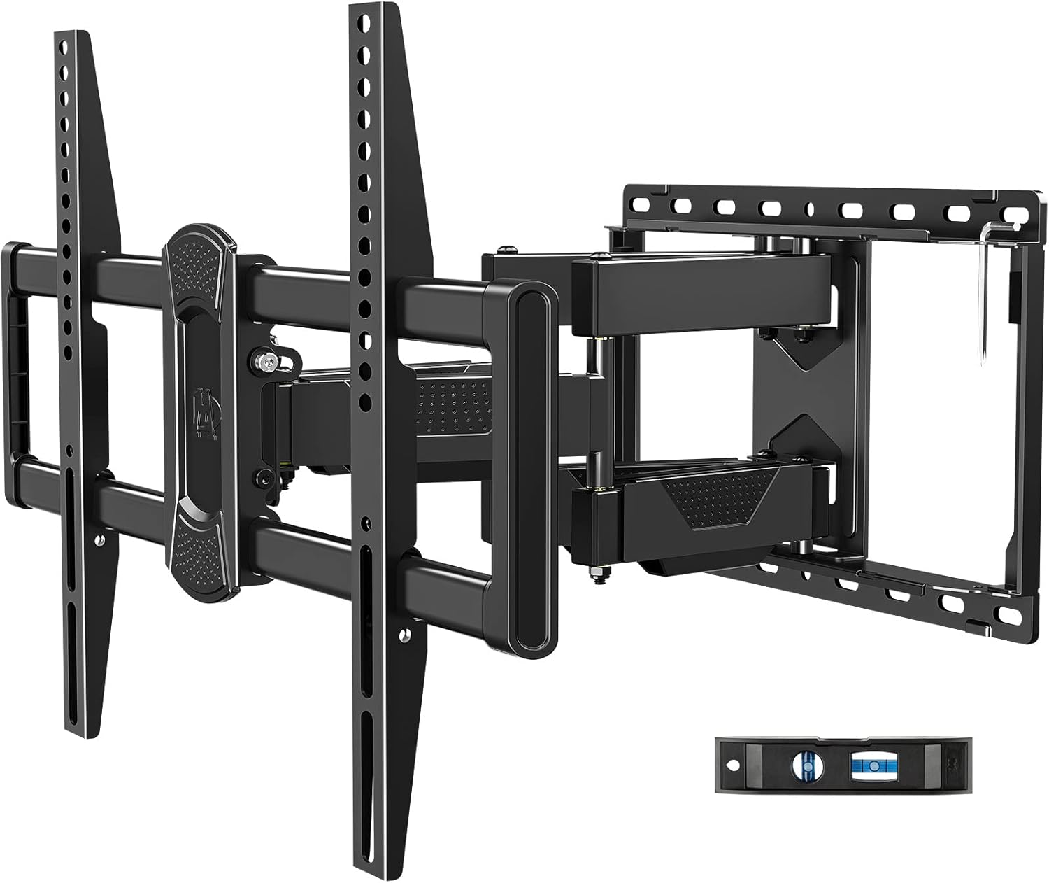 Mounting Dream MD2617 Full Motion TV Wall Mount - Articulating Dual Arm for 42-84 Inch TVs, Heavy Duty Steel Bracket, Swivel, Tilt & Rotate, Fits 16 inch Studs, Max VESA 600x400mm