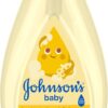 Johnson's Baby Head-To-Toe Wash & Shampoo with Aloe & Vitamin E - 2-in-1 Gentle Baby Bath for Newborns, Hypoallergenic & Tear-Free, 27.1 fl oz Bottle