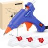 20W Mini Hot Glue Gun Kit with 30 Glue Sticks – Fast Heating, Anti-Drip Nozzle for DIY Crafts, Home Repairs & School Projects