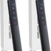 Wireless Presenter Remote Clicker - 100FT RF Presentation Remote with Hyperlink & Volume Control for PowerPoint, Keynote, PC, Mac (2 Pack)