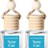 HoogaLife Car Air Freshener Diffuser 2-Pack – Long-Lasting Hanging Aromatherapy for Cars (Made in USA)