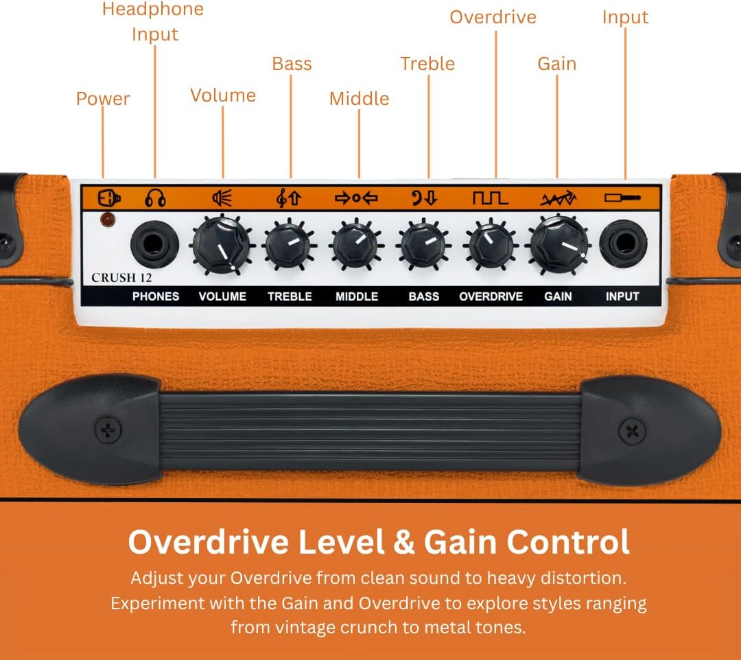 Orange Crush 12 6-Inch 12-Watt Electric Guitar Combo Amplifier