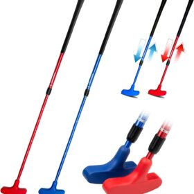 THIODOON Adjustable Two-Way Golf Putter – Portable Junior & Adult Golf Club for Indoor/Outdoor Practice – Fits Right & Left Handed Players