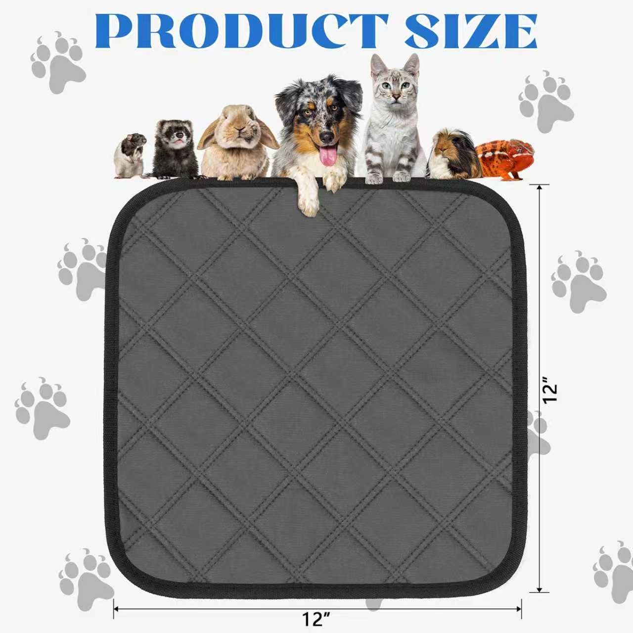 Premium Washable Guinea Pig Cage Liners – 8 Pack Super Absorbent, Anti-Slip Pee Pads for Rabbits, Hamsters & Small Animals
