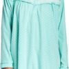 Casual Nights Women's Cozy Fleece Nightgown - Soft Long Sleeve Loungewear Sleep Shirt