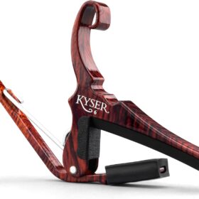 Kyser Quick-Change Acoustic Guitar Capo - Rosewood Finish (KG6RW) - Made in USA