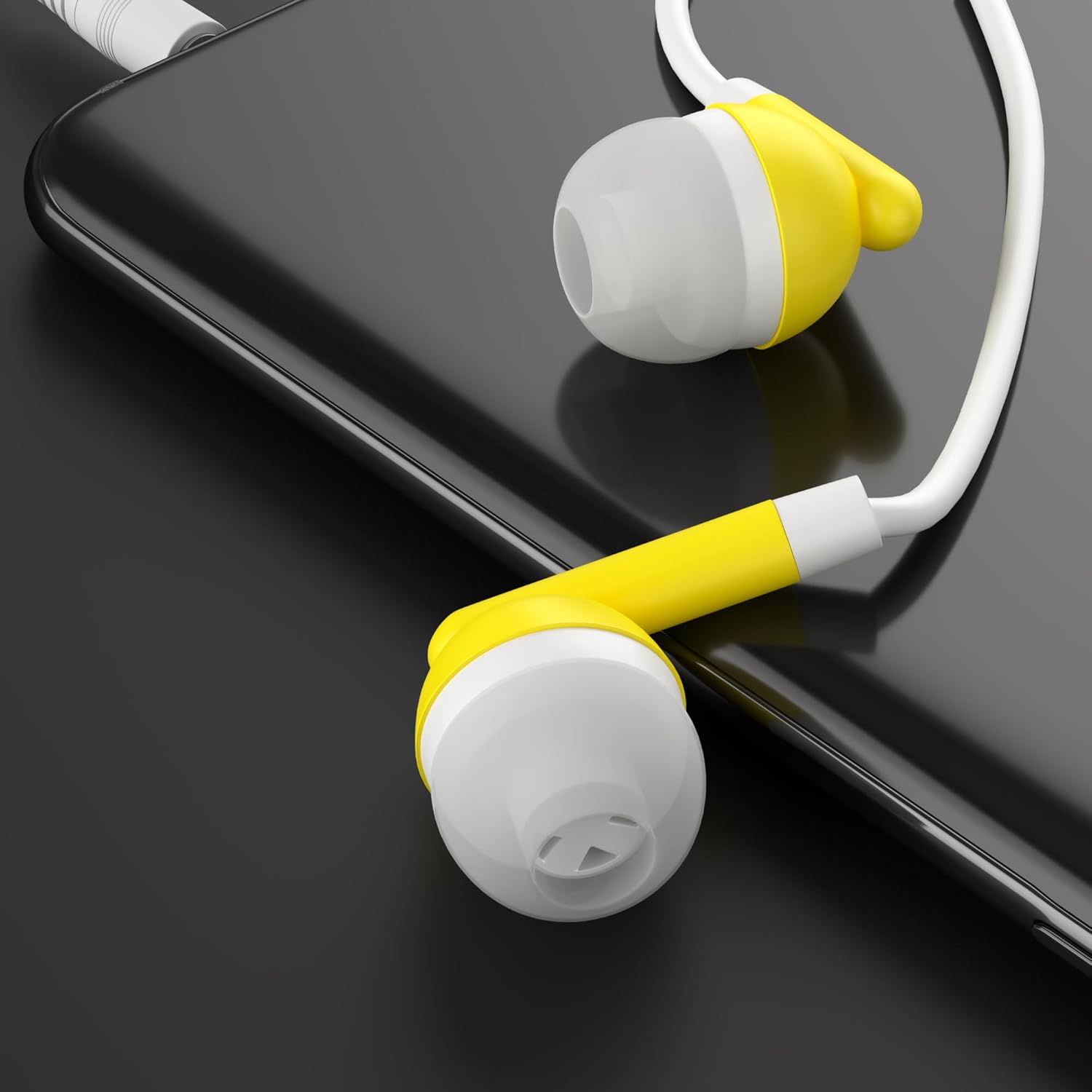 Maeline 10-Pack Multi-Color Wired Earbuds with Microphone & Noise Isolating In-Ear Headphones for Classrooms, Travel, and Standardized Testing