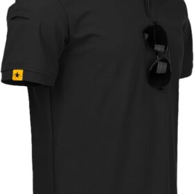 Men's Tactical Performance Polo Shirt - Quick-Dry Short Sleeve Athletic Golf & Sports T-Shirt
