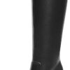 DREAM PAIRS Women's Knee High Boots – Square Toe Gogo Boots with Chunky Heel & Side Zipper