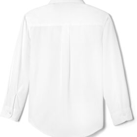 French Toast Boys' Wrinkle-Free Expandable Collar Button-Down Dress Shirt – Long Sleeve Poplin (Standard & Husky Sizes)