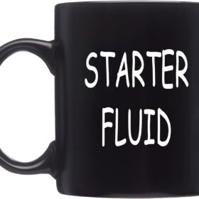 Rogue River Tactical Mechanic Gift Mug - 11oz Funny Starter Fluid Coffee Cup for Men, Dad, and Car Enthusiasts - Premium Ceramic, Dishwasher & Microwave Safe