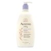 Aveeno Baby Calming Comfort Bedtime Lotion with Lavender & Vanilla - 18 oz Moisturizing Body Wash with Natural Oat Extract for Sensitive Skin