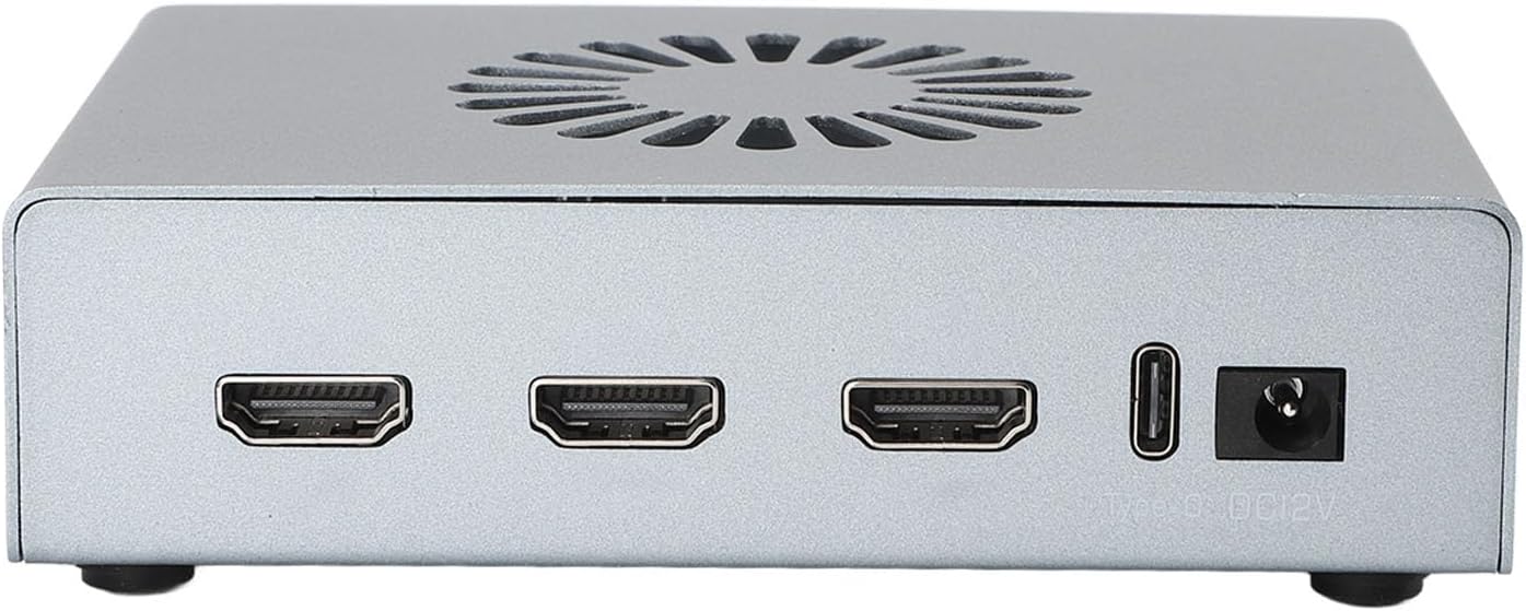 DMA Fuser, 2K 144Hz HDMI Synthesizer & Signal Overlay Adapter, DC 12V Lossless HD Interface for Gaming & Conferencing