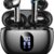 Wireless Earbuds Bluetooth 5.3, Hi-Fi Stereo Sound with 48H Playtime, IPX7 Waterproof Sports In-Ear Headphones with LED Display, Touch Control & Mic for iPhone, Android (Black)