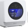 Silonn Countertop Dishwasher with 5L Tank - Portable Dishwasher, Smart App Control, 8 Programs, 167°F Hygiene Rinse & Air Dry - Ideal for Apartments, RVs, and Small Kitchens