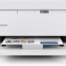 Canon PIXMA TS6520 Wireless All-in-One Inkjet Printer – White (Duplex, Copier, Scanner, Mobile Printing)