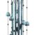 Monsiter QE Memorial Wind Chimes for Outside - Large Bronze Bird Garden Decor with 4 Aluminum Tubes & Deep Tone Outdoor Patio Hanging