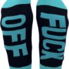 Funny 'Fuck Off' Novelty Crew Socks – Hilarious Gag Gift Cotton Tube Stockings for Men & Women